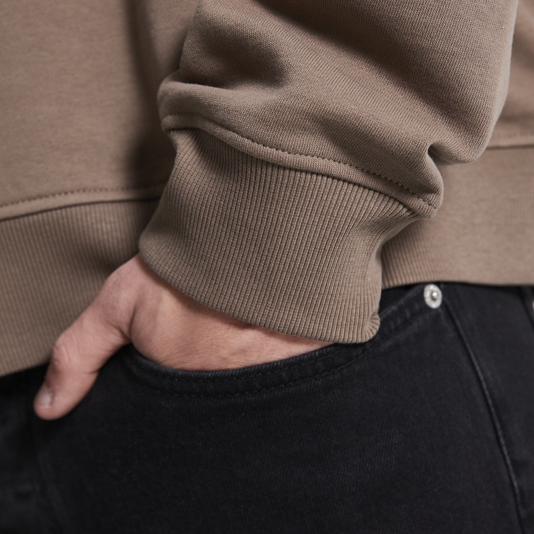 Boxy sweatshirt "Loi" Brown